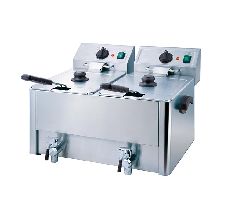 سرخ کن دو مخزن بیکرز مدل BM-8+8 AS